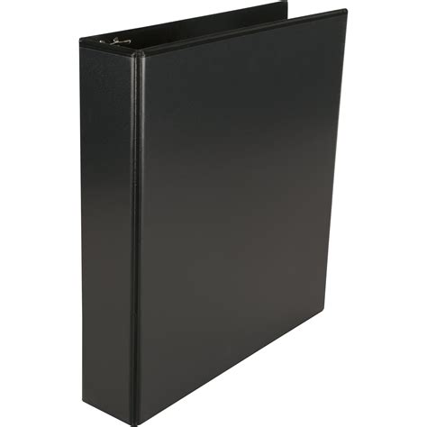 1 5 black hardback vinyl binder walmart